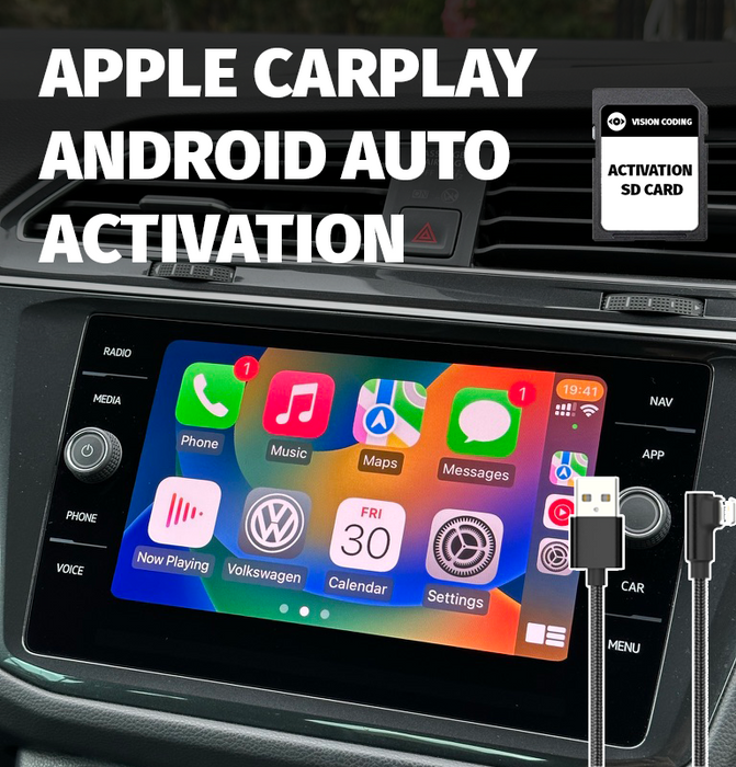 <tc>Apple CarPlay/Android Auto Freischalten für Volkswagen</tc>