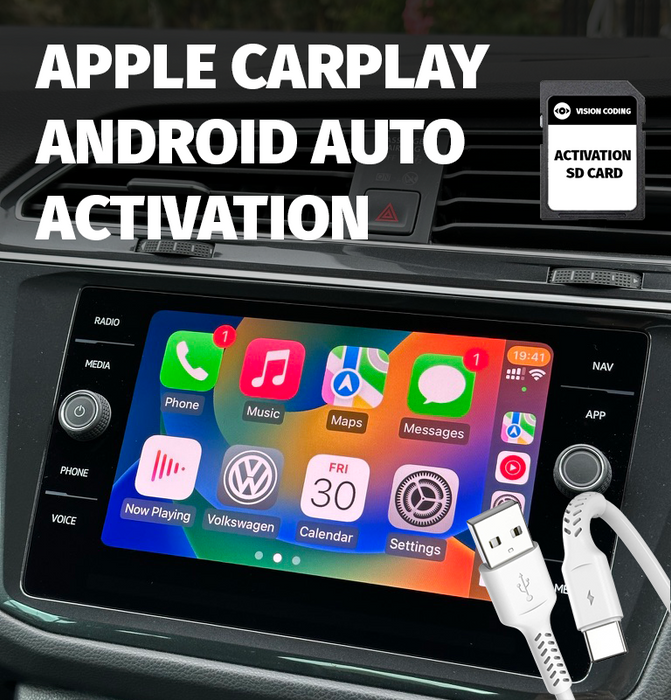 Activation Apple CarPlay/Android Auto pour Volkswagen