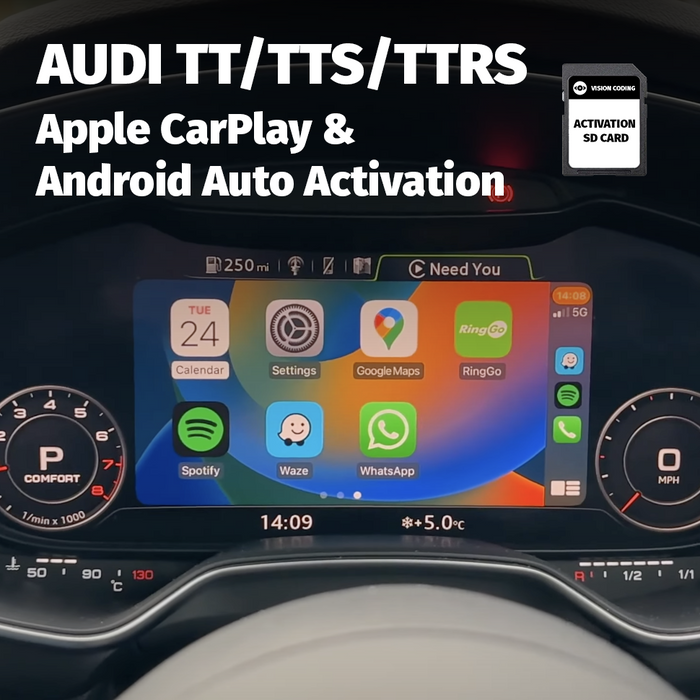 Audi TT MK3 - Apple CarPlay & Android Auto Activation