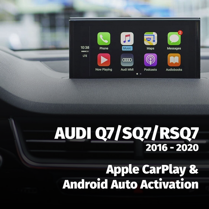 Audi Q7/SQ7/RSQ7 - Apple CarPlay & Android Auto Activation