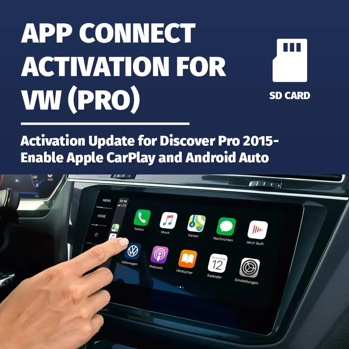 Automatische activering van Apple CarPlay/Android voor Discover Pro