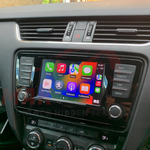 Attivazione automatica Apple CarPlay/Android per Skoda